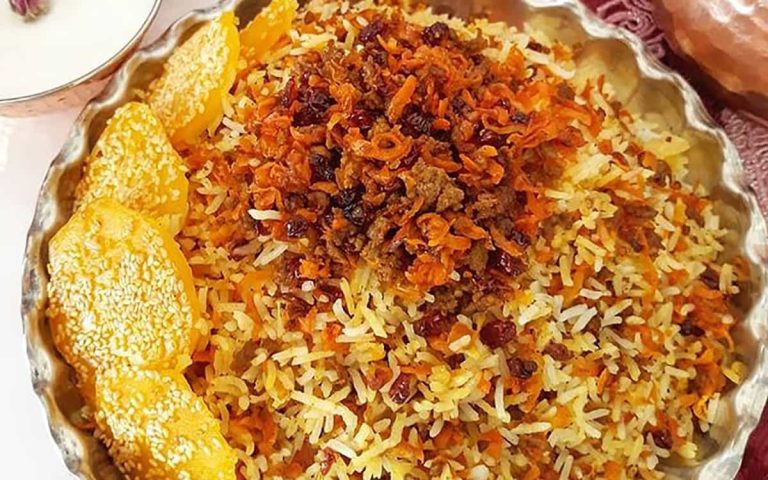 طرز تهیه غذای خوشمزه با گوشت چرخ کرده و برنج